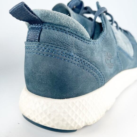 Timberland Flyroam Blue Suede Leather Sneakers Shoes Men 12 - Picture 7 of 13